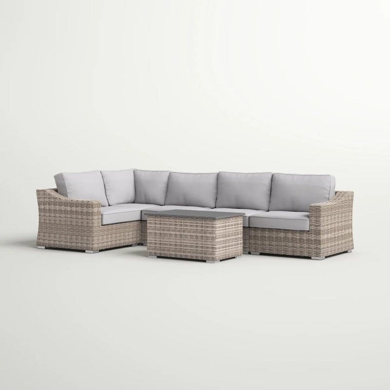 Stylish Sofa Seating Group With Cushions Perfect For Outdoor Gatherings - R&R Furniture Gallery (Fountain Valley, CA)
