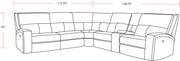 Polaris - Modular Power Reclining Sectional - R&R Furniture Gallery (Fountain Valley, CA)