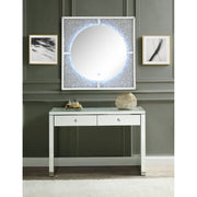 Noralie - 32"H Console Table - Mirrored & Faux Diamonds - R&R Furniture Gallery (Fountain Valley, CA)