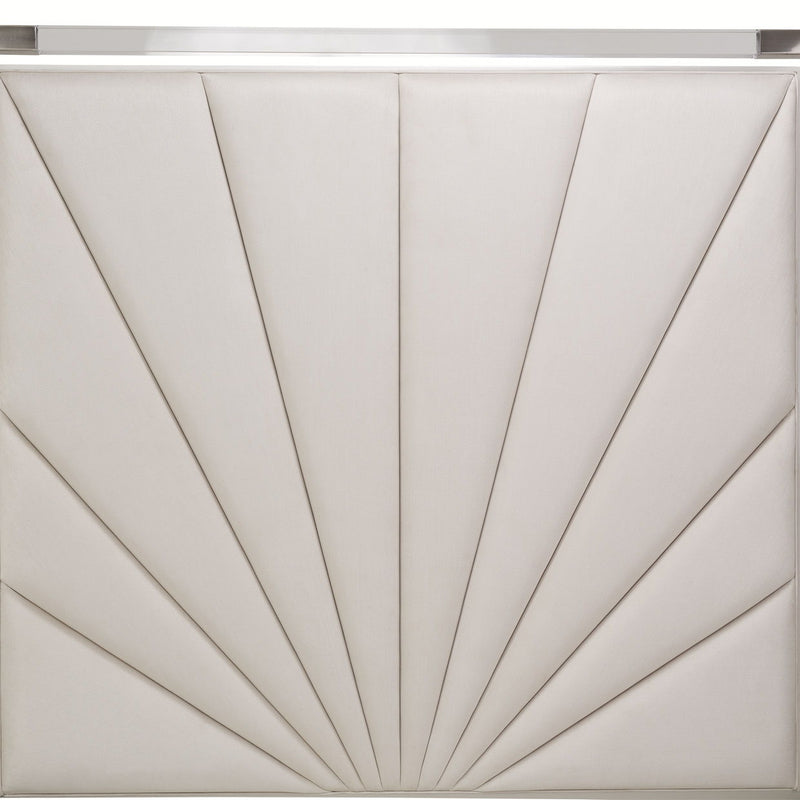 Penthouse - Eastern King Canopy Bed - Frosted Linen / Ash Gray