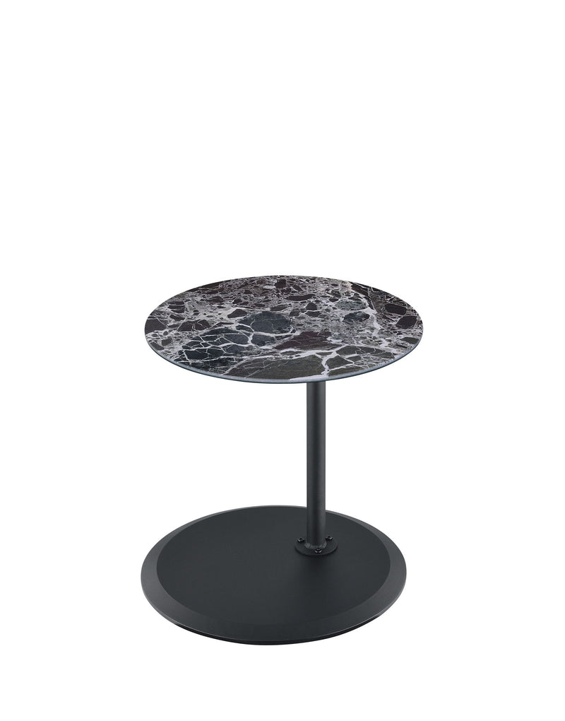 Orbit - 15.5" End Table With Height Adjustable Marble Textured Top - R&R Furniture Gallery (Fountain Valley, CA)