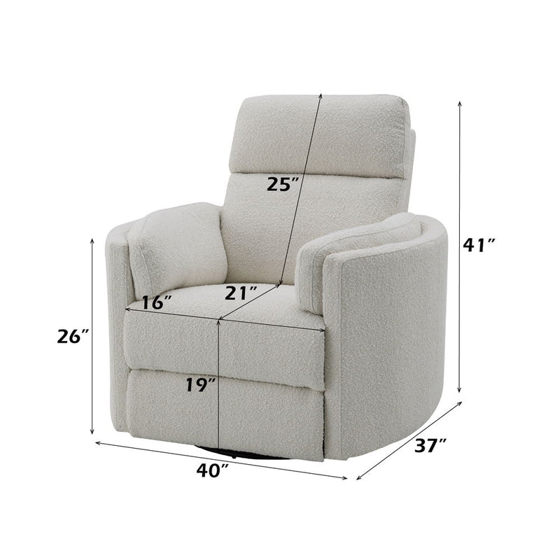 Sagen - Recliner With Swivel & Glider - R&R Furniture Gallery (Fountain Valley, CA)