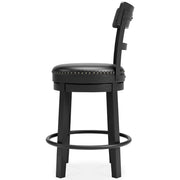 Valebeck - Full Back Swivel Stool - R&R Furniture Gallery (Fountain Valley, CA)