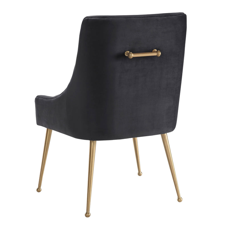 Beatrix - Velvet Side Chair - R&R Furniture Gallery (Fountain Valley, CA)