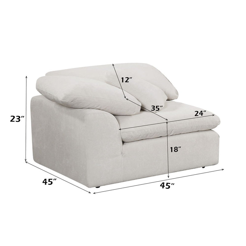 Naveen - Modular Wedge With Pillow - R&R Furniture Gallery (Fountain Valley, CA)