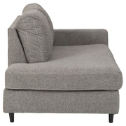 Lyman - RAF Corner Chaise - Graphite - R&R Furniture Gallery (Fountain Valley, CA)