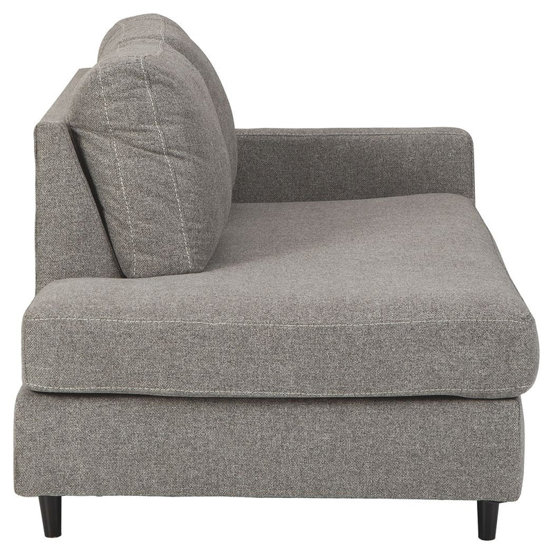Lyman - RAF Corner Chaise - Graphite - R&R Furniture Gallery (Fountain Valley, CA)