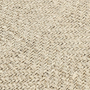 Classic Home herringbone jute rug, natural woven area rug with a herringbone pattern, ideal for living spaces and bedrooms.