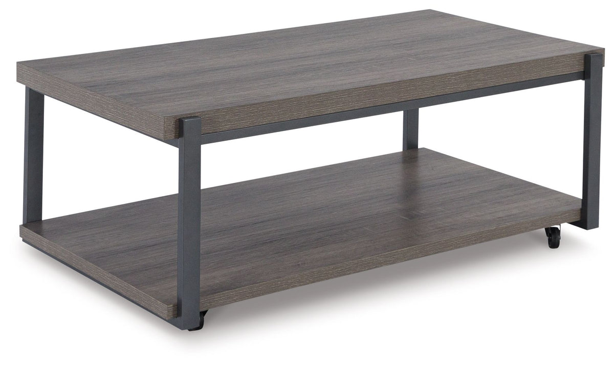 Wilmaden - Occasional Table Set (Set of 3) - Gray / Black - R&R Furniture Gallery (Fountain Valley, CA)