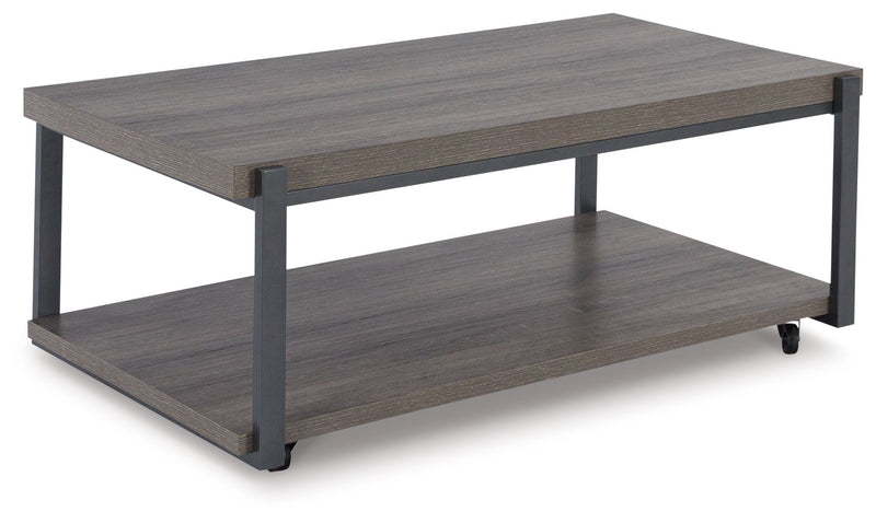 Wilmaden - Occasional Table Set (Set of 3) - Gray / Black - R&R Furniture Gallery (Fountain Valley, CA)