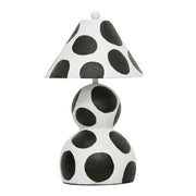Lerici - Papier Mache Table Lamp - Black And White - R&R Furniture Gallery (Fountain Valley, CA)