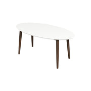 Ada - Mid-Century Modern Style Oval Dining Table - R&R Furniture Gallery (Fountain Valley, CA)