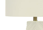 Lighting, Table Lamp, Ceramic, Contemporary - White - R&R Furniture Gallery (Fountain Valley, CA)
