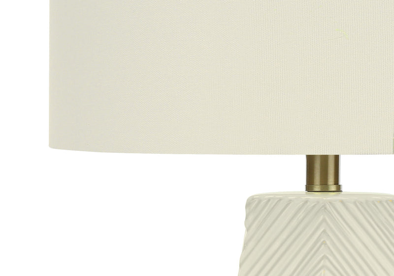 Lighting, Table Lamp, Ceramic, Contemporary - White - R&R Furniture Gallery (Fountain Valley, CA)
