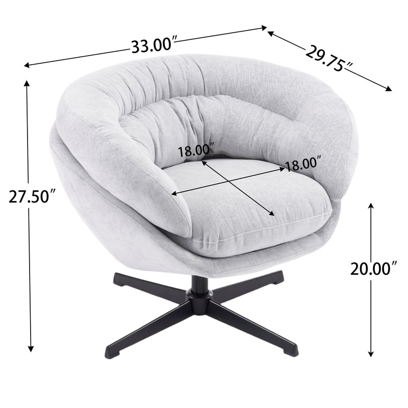 Modern Office Chair With 360 Degree Swivel - R&R Furniture Gallery (Fountain Valley, CA)