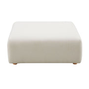 Hangover - Linen Ottoman - Cream - R&R Furniture Gallery (Fountain Valley, CA)