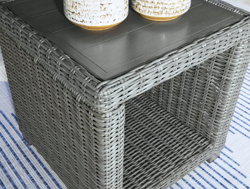 Elite Park - Square End Table - Gray - R&R Furniture Gallery (Fountain Valley, CA)
