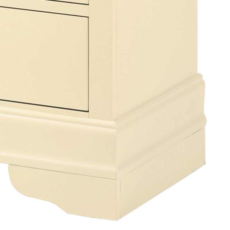 Louis Phillipe accent chest by Glory Furniture, featuring wooden finish with drawer storage and elegant design.