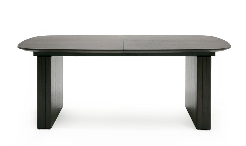 Calhoun - Modern Smoked Oak Extendable Dining Table