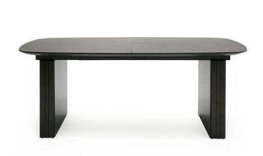 Calhoun - Modern Smoked Oak Extendable Dining Table