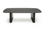 Calhoun - Modern Smoked Oak Extendable Dining Table — view 4