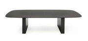 Calhoun - Modern Smoked Oak Extendable Dining Table — view 5