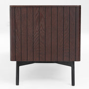 Calhoun - Modern Smoked Ash TV Stand — view 5