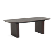 Calhoun - Modern Smoked Oak Extendable Dining Table — view 2