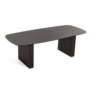 Calhoun - Modern Smoked Oak Extendable Dining Table — view 3