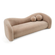 Calico - Contemporary Tan Fabric 4-Seat Sofa — view 3