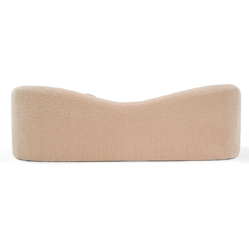 Calico - Contemporary Tan Fabric 3-Seat Sofa — view 5