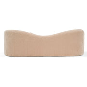 Calico - Contemporary Tan Fabric 4-Seat Sofa — view 5