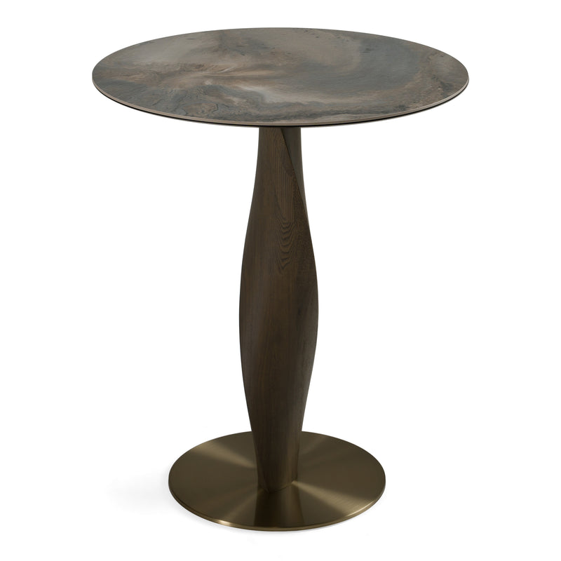 Calvary - Mid-Century Modern Ceramic + Grey Ash Bar Table — view 2