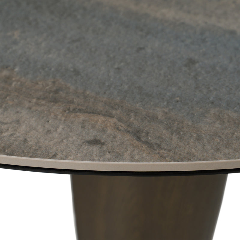 Calvary - Mid-Century Modern Ceramic + Grey Ash Bar Table — view 4