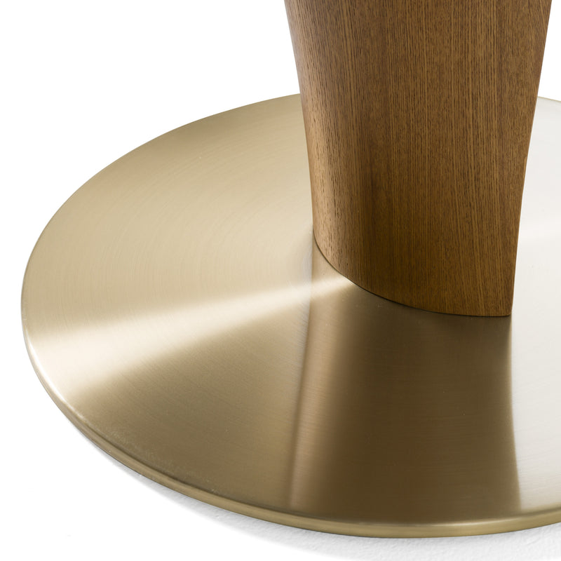 Calvary - Mid-Century Modern Ceramic + Walnut Bar Table — view 4