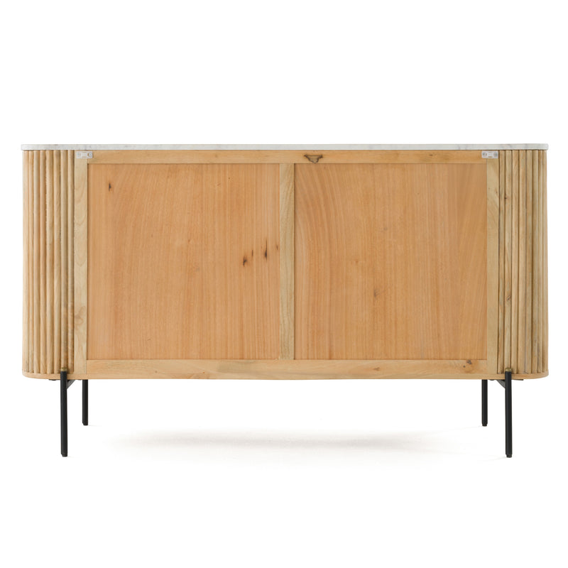 Cambridge White Marble & Mango Dresser — view 5