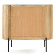 Cambridge White Marble & Mango 3 Drawer Dresser — view 5