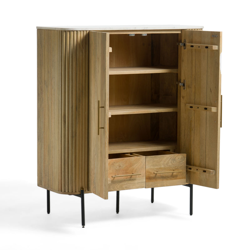 Cambridge White Marble & Mango Tall Buffet — view 5