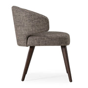 Carlton Modern Grey Fabric Dining Chair — view 4
