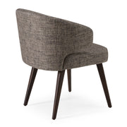 Carlton Modern Grey Fabric Dining Chair — view 5