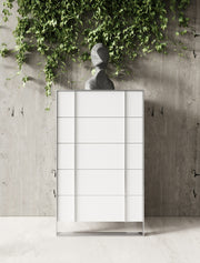 Cartier - Modern White + Stainless Steel Chest — view 2