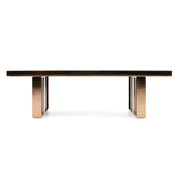 Cartier Modern Black & Rosegold Coffee Table — view 3
