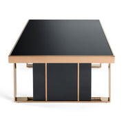 Cartier Modern Black & Rosegold Coffee Table — view 5