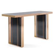 Cartier Modern Black & Rosegold Console Table — view 3