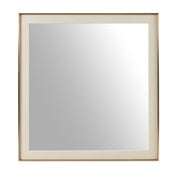 Cartier - Modern Beige Shagreen & Brushed Brass Mirror