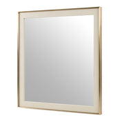Cartier - Modern Beige Shagreen & Brushed Brass Mirror — view 2