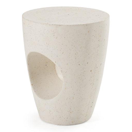 Carville - Modern Terrazzo Concrete Dining Stool — view 2