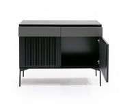 Casper Modern Mid Century Black Oak Buffet — view 3