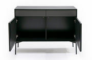 Casper Modern Mid Century Black Oak Buffet — view 4