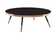 Cayson - Modern Black Ceramic Coffee Table